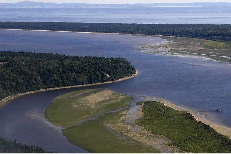 Banc-des-Blancs à Rivière Bersimis