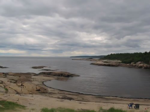 Embouchure de la rivière Colombier